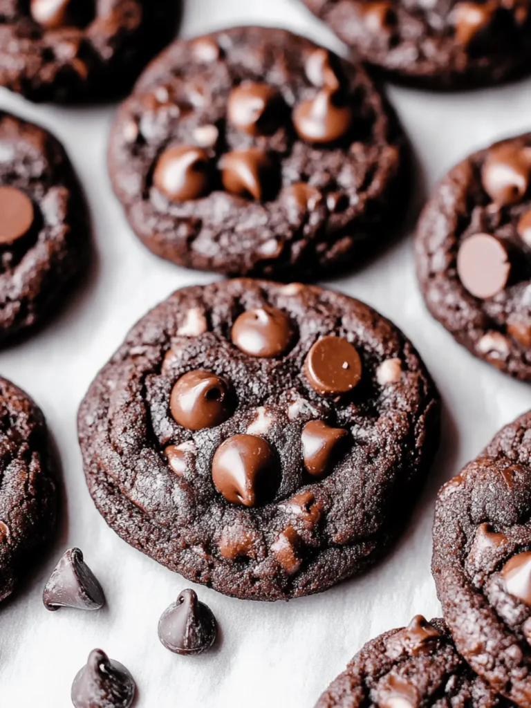 Best Double Chocolate Chip Cookies
