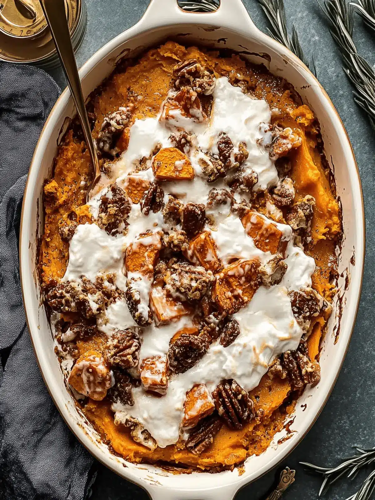 Southern Maple Sweet Potato Casserole