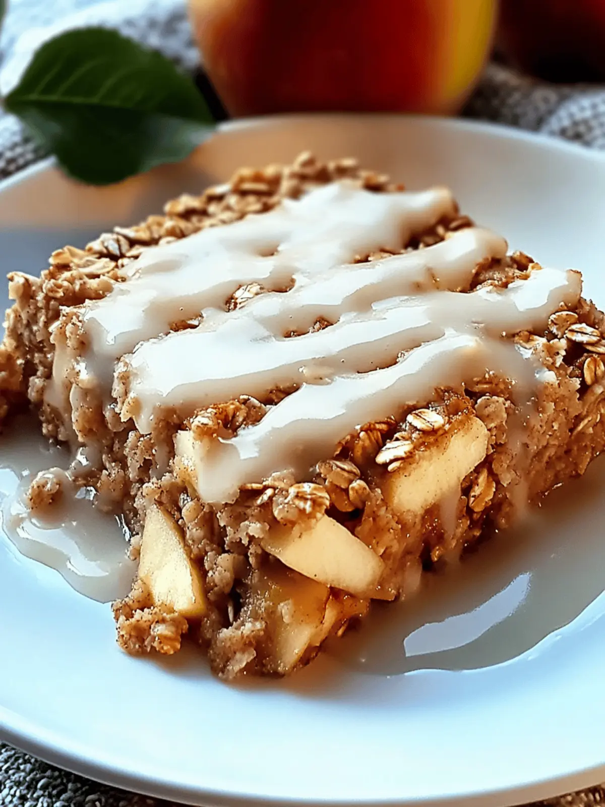 Oatmeal Apple Breakfast Bake