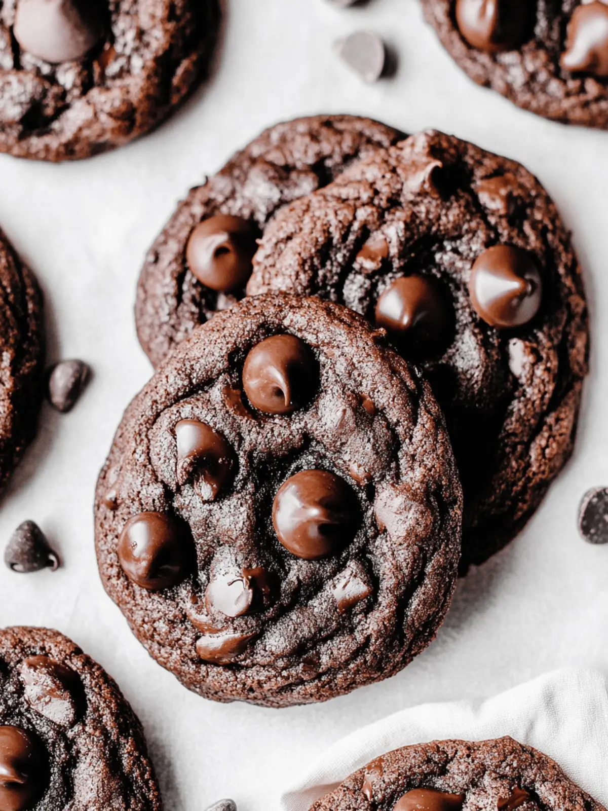 Best Double Chocolate Chip Cookies