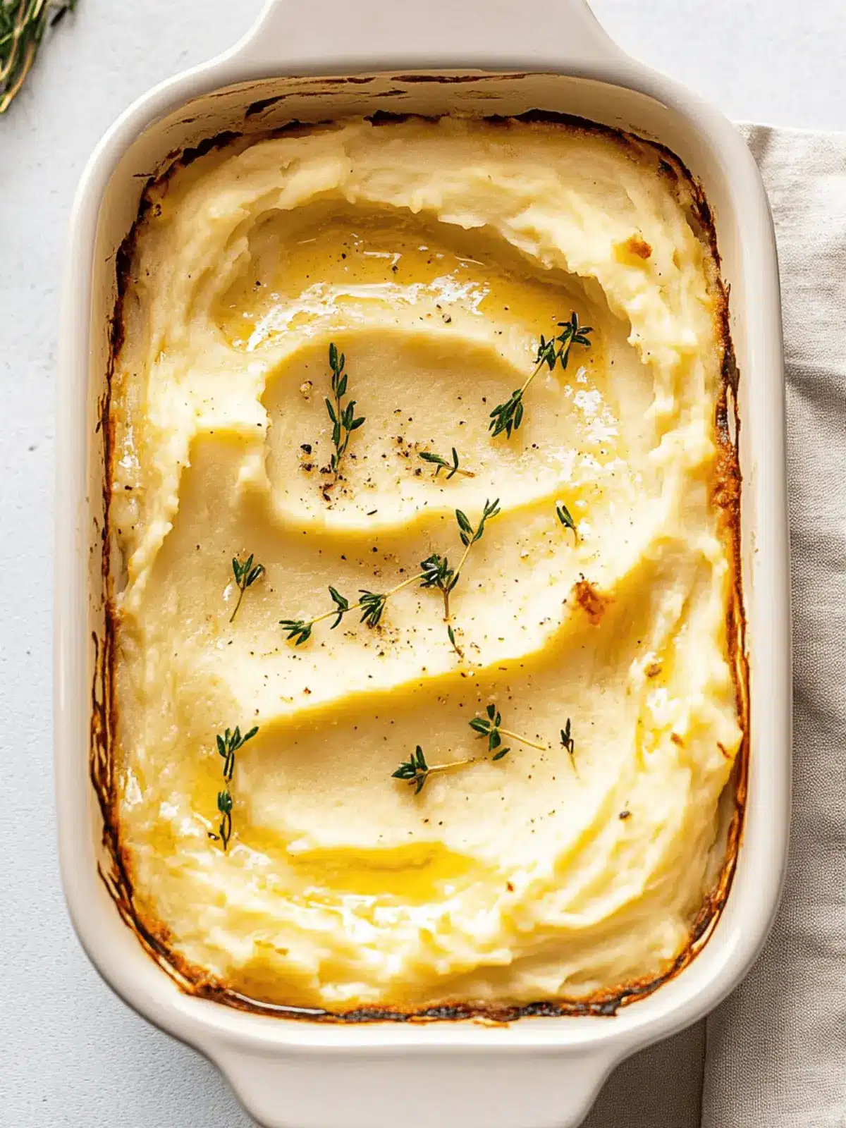 Creamiest Baked Mashed Potatoes