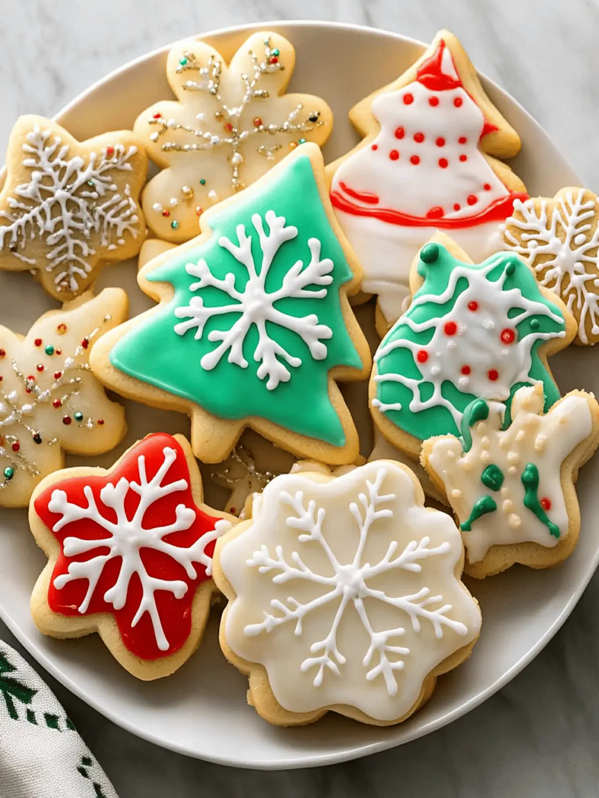 Soft Christmas Sugar Cookies