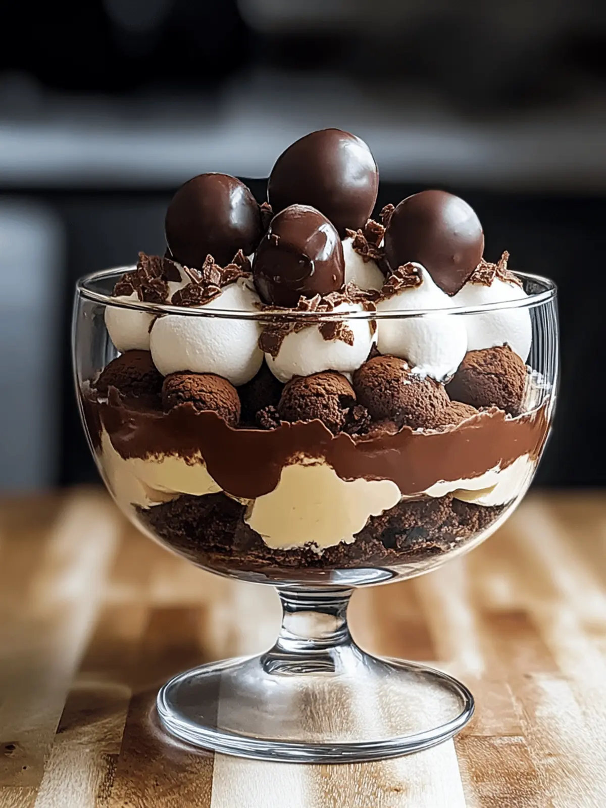 Heavenly Chocolate Cheesecake Trifle