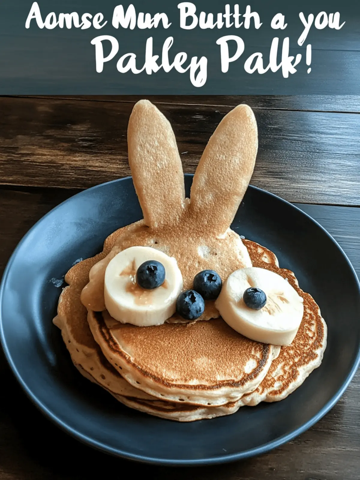 Bunny Butt Pancakes