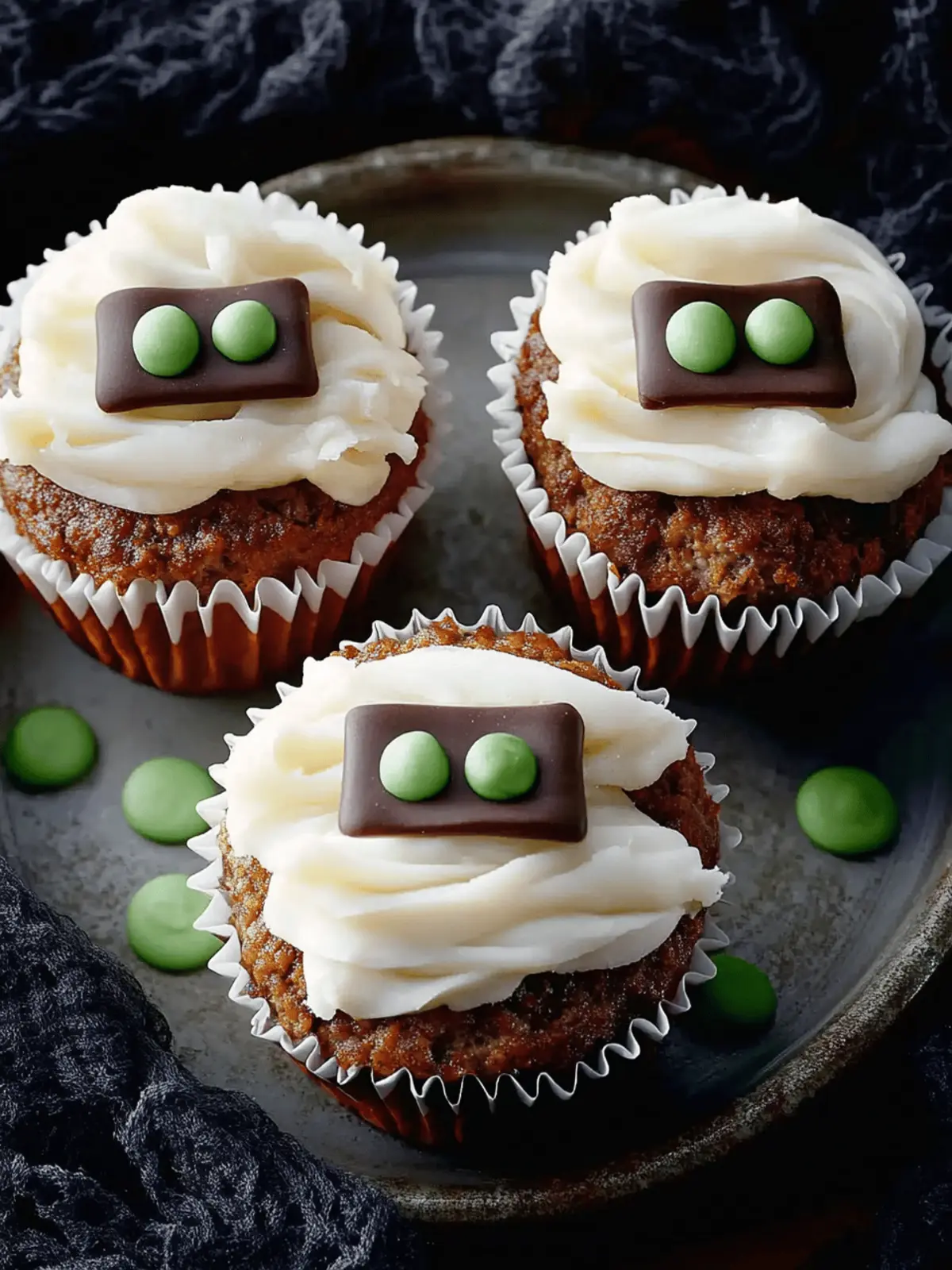 Halloween Meatloaf Cupcakes