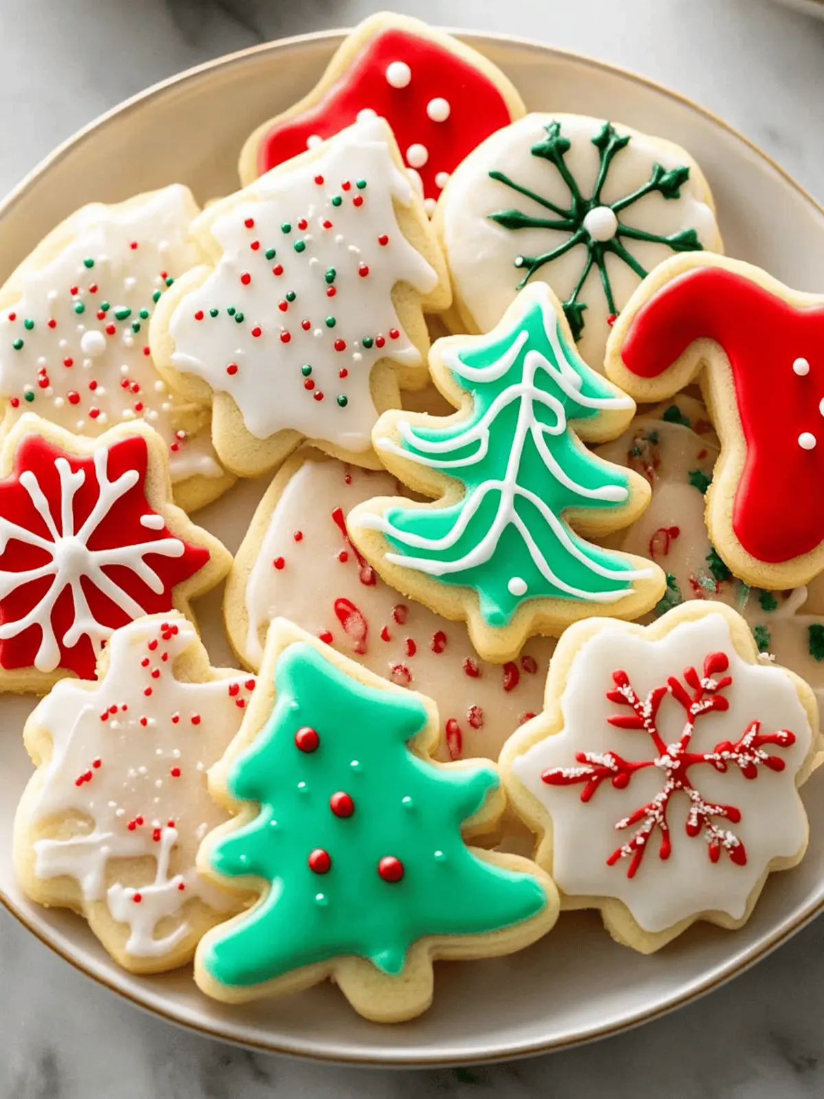 Soft Christmas Sugar Cookies
