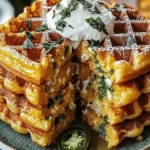 Cheddar Jalapeño Cornbread Waffles