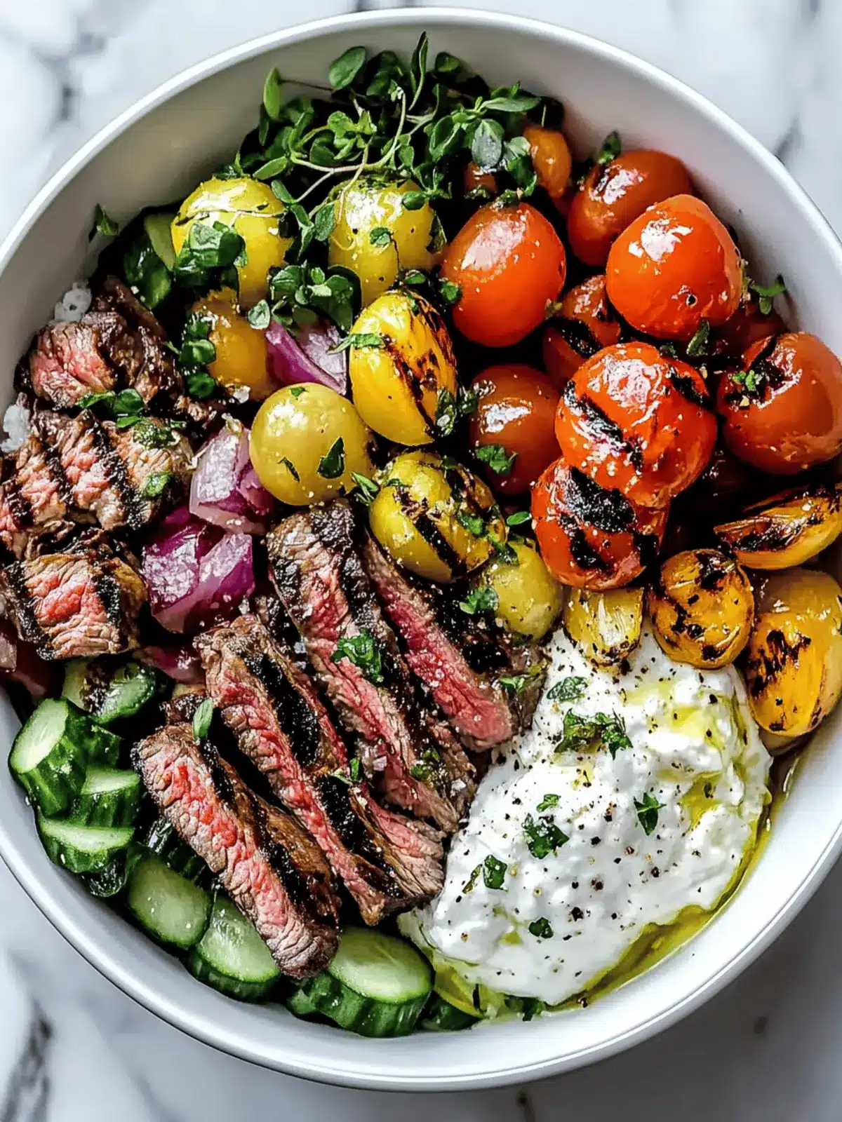 Mediterranean Steak Bowl