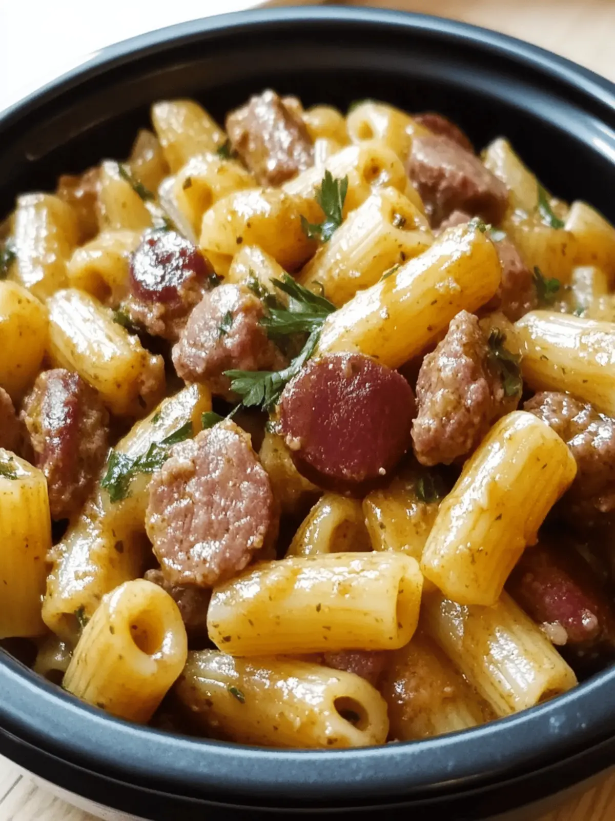 High Protein Creamy Beef Pasta