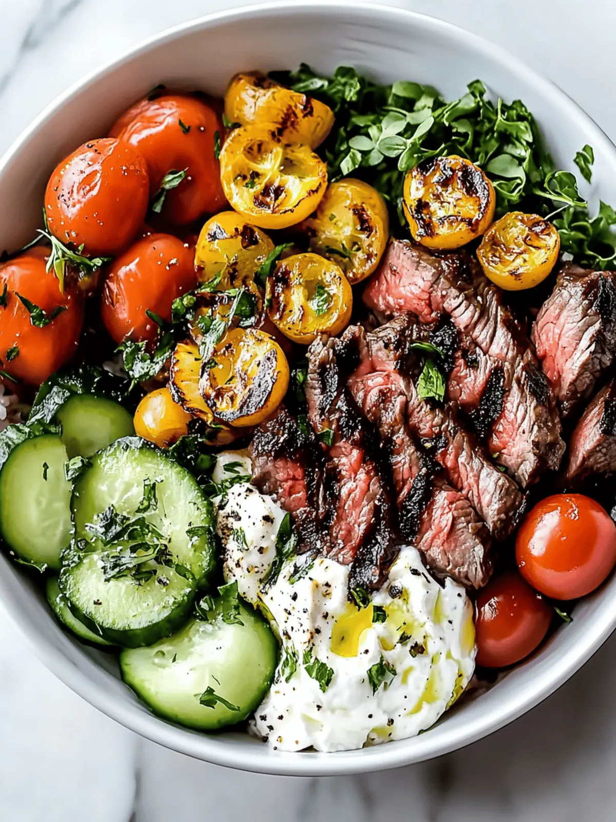 Mediterranean Steak Bowl