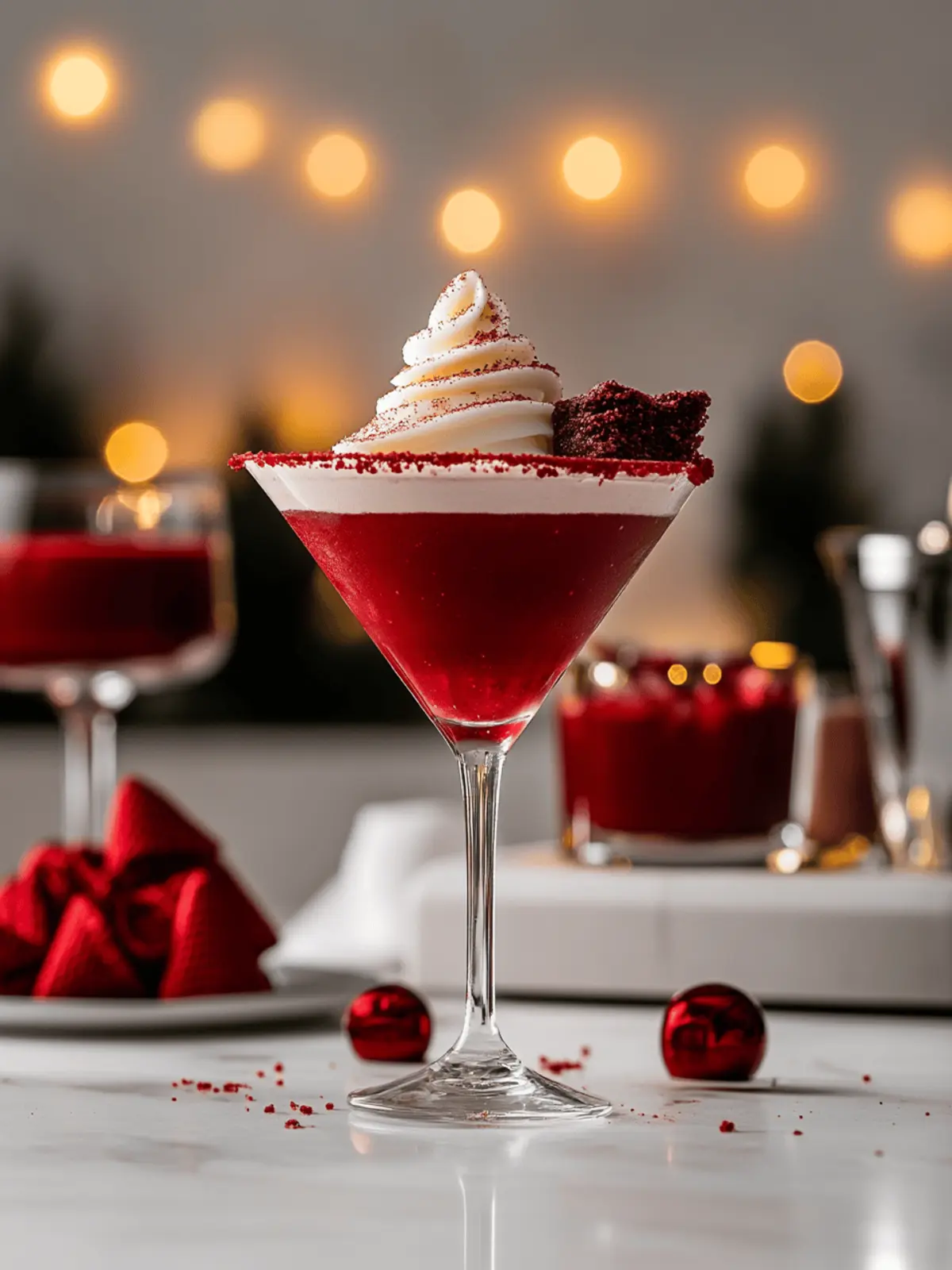 Red Velvet Martini