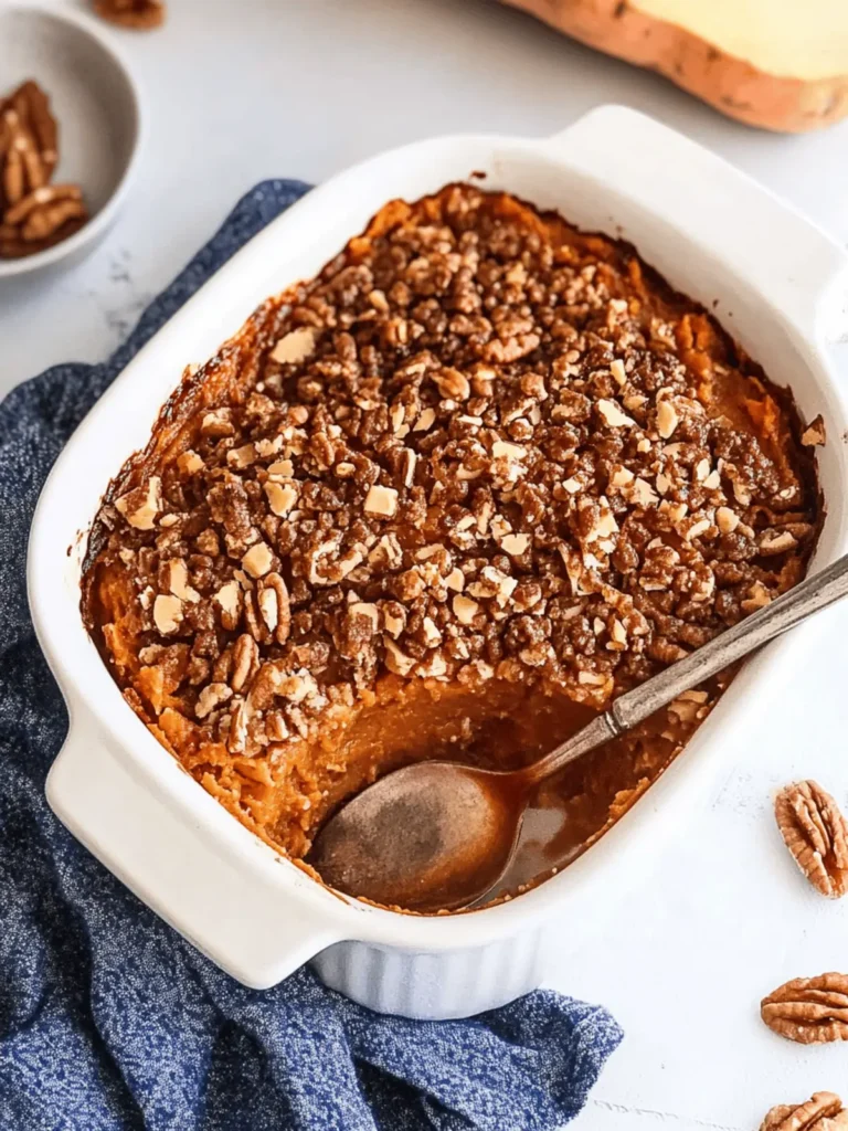 Bourbon Sweet Potato Casserole