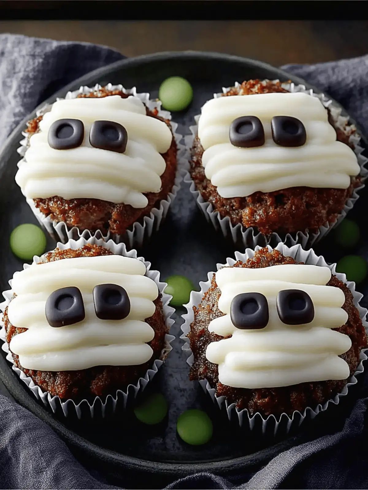 Halloween Meatloaf Cupcakes