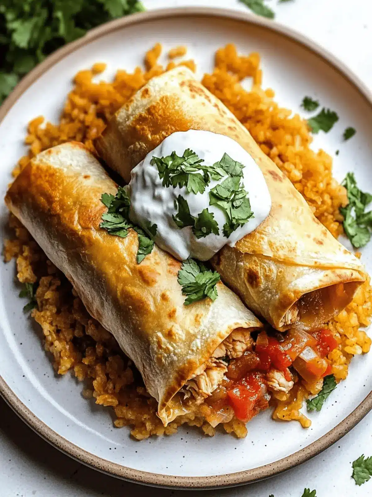 The Best Chicken Chimichangas: Crispy, Cheesy, Comfort Food 4 The Best Chicken Chimichangas