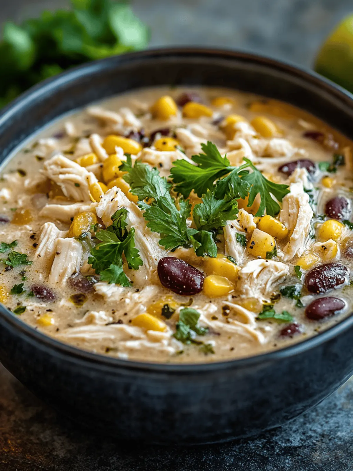 Crockpot White Chicken Chili
