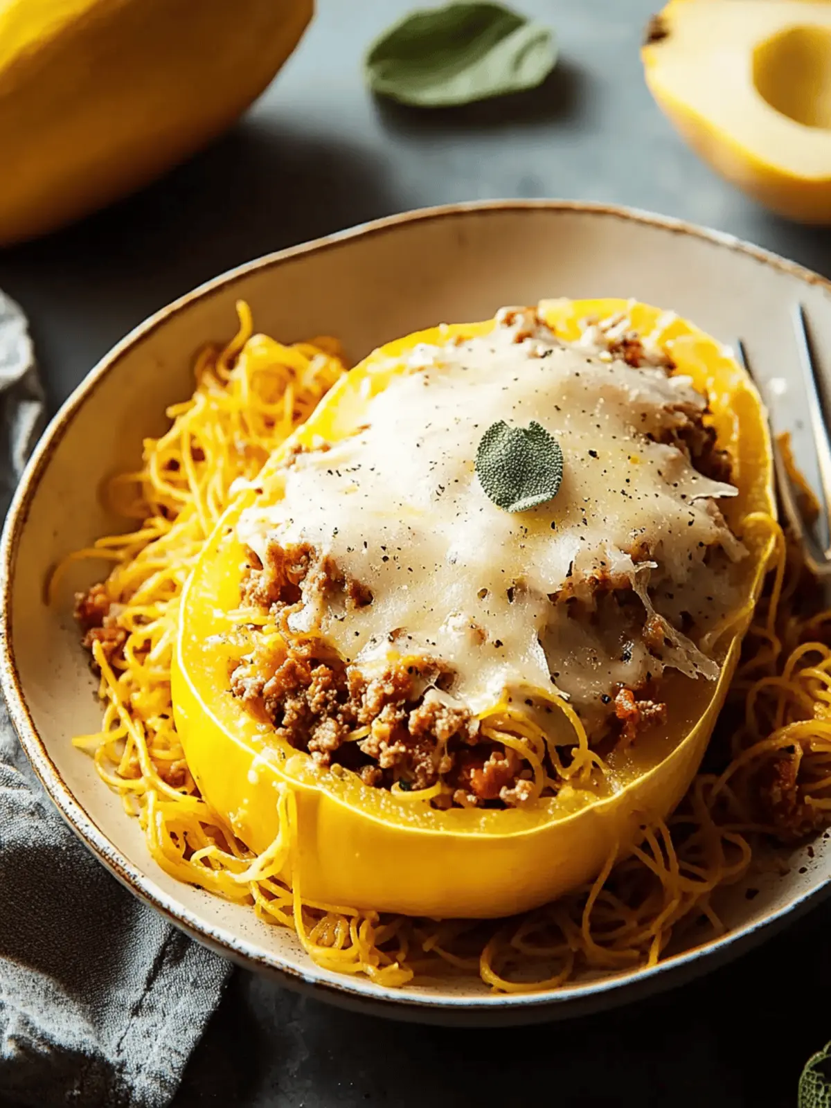 Million Dollar Spaghetti Squash Pasta