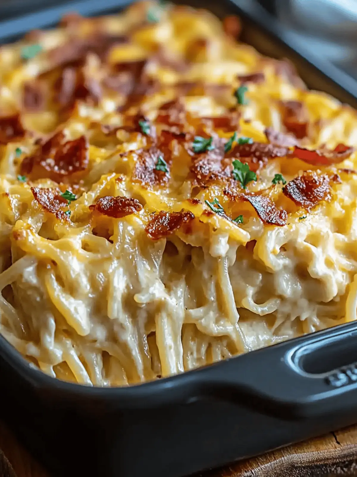 Creamy Southern Spaghetti Bake