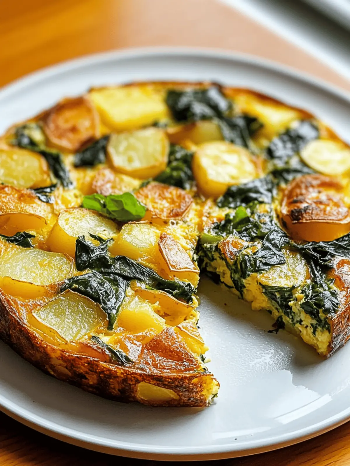 Potato and Spinach Frittata