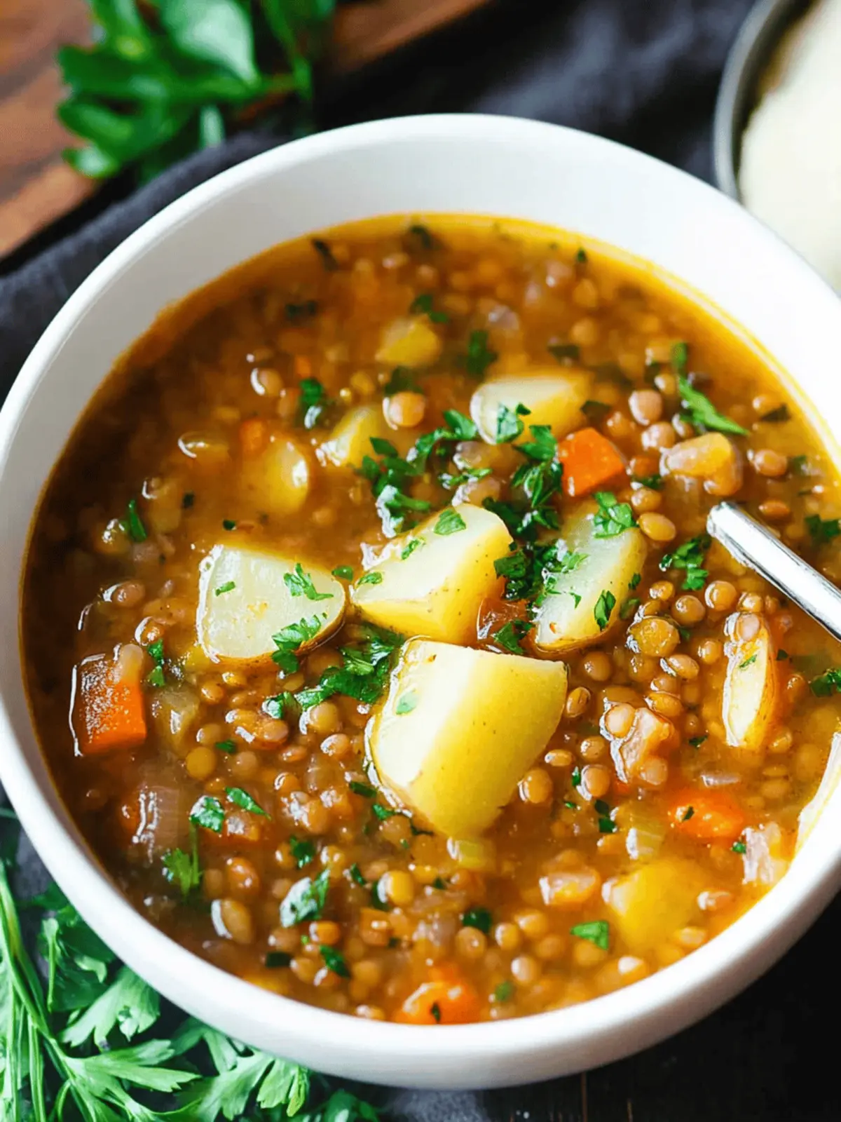 Hearty Easy Lentil Potato Soup for Quick Comfort Cooking 2 Easy Lentil Potato Soup