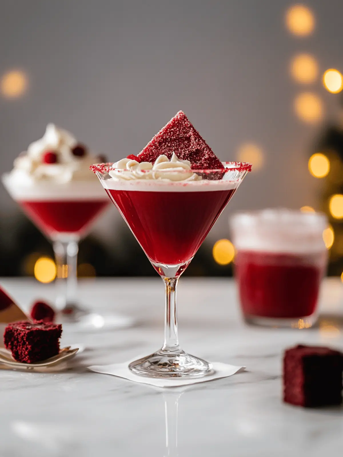 Red Velvet Martini