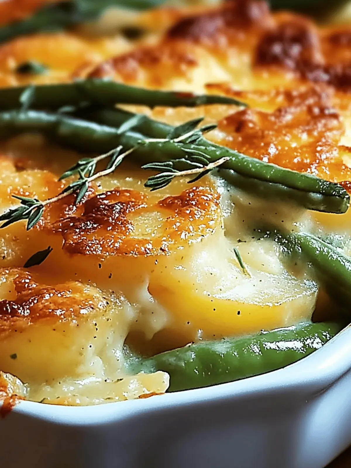 Green Bean and Potato Casserole