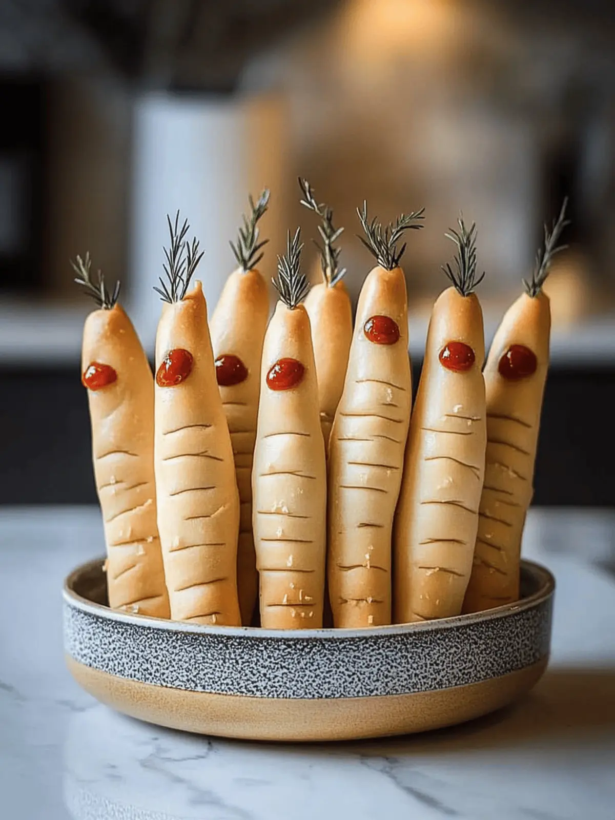Witch Finger Breadsticks