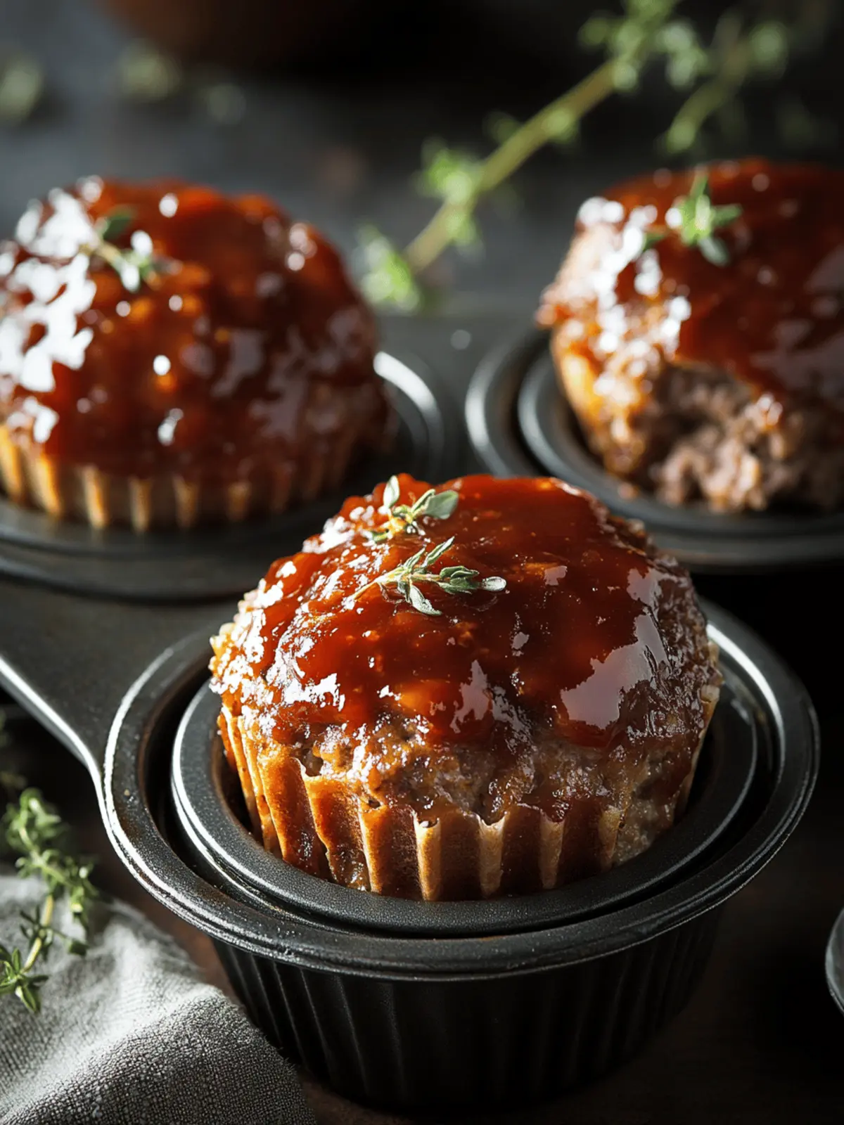 Meatloaf in a Muffin Pan