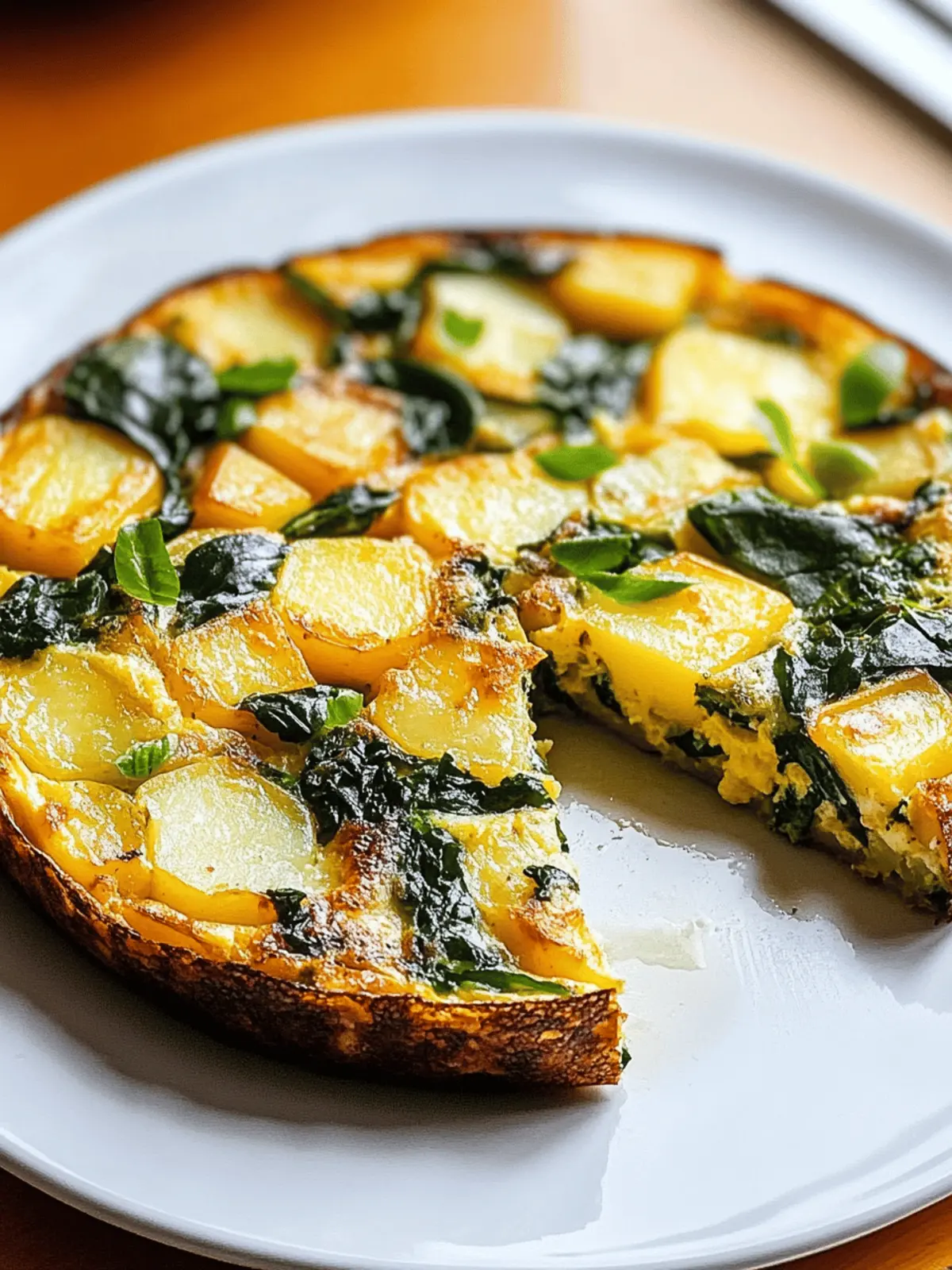 Potato and Spinach Frittata
