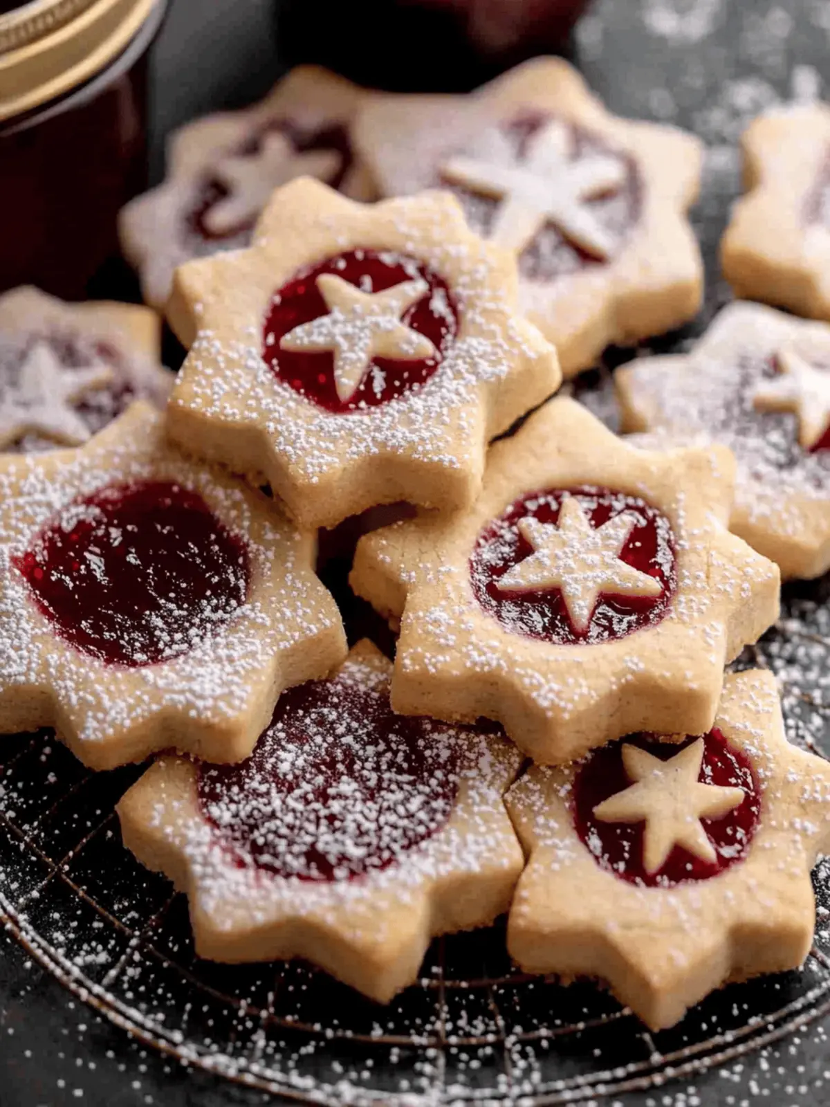 Melt-In-Your-Mouth Shortbread Linzer Cookies with Raspberry Jam 3 Shortbread Linzer Cookies with Raspberry Jam