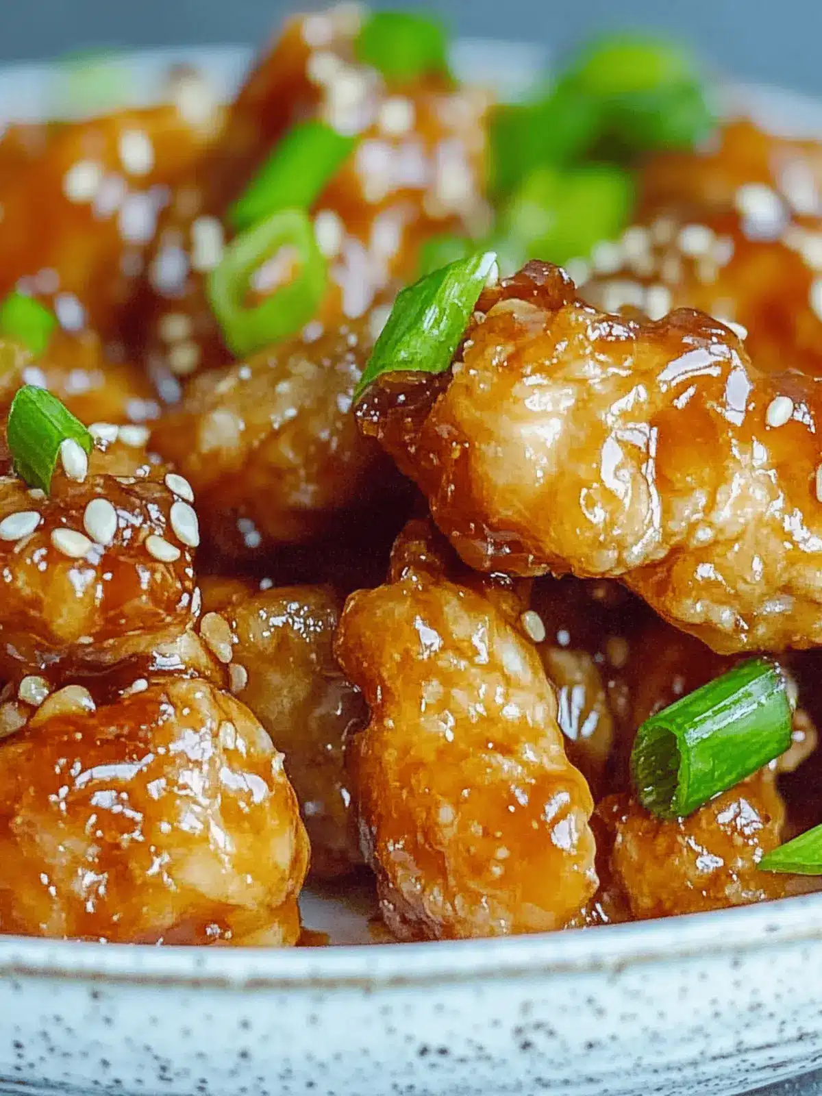 Crispy Chinese Honey Garlic Chicken