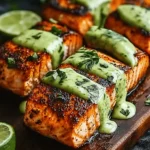Cajun Salmon Avocado Lime