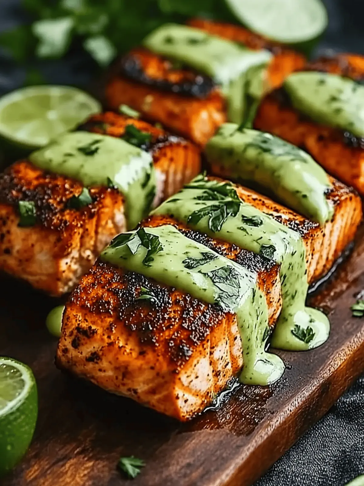Cajun Salmon Avocado Lime