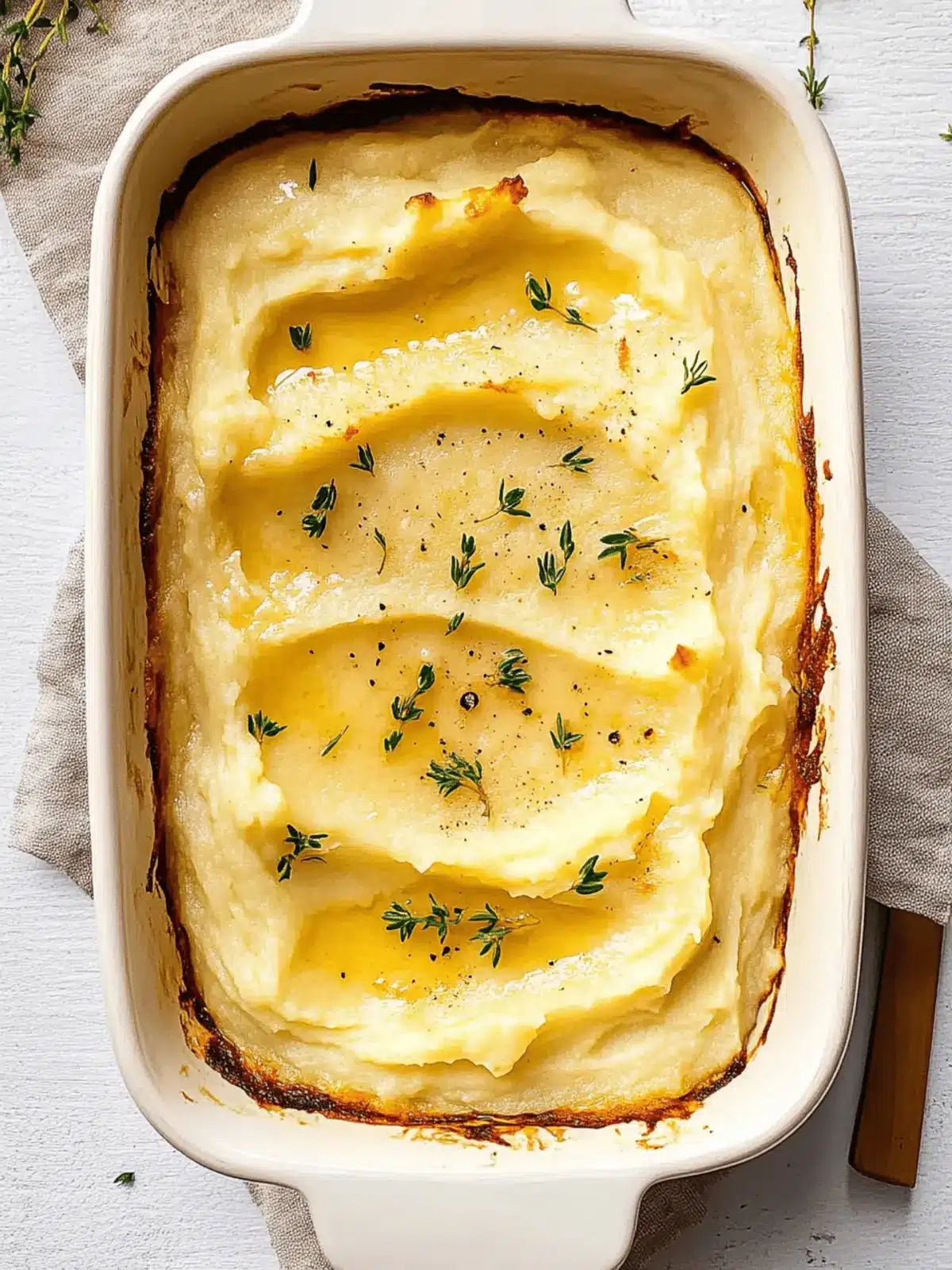 Creamiest Baked Mashed Potatoes