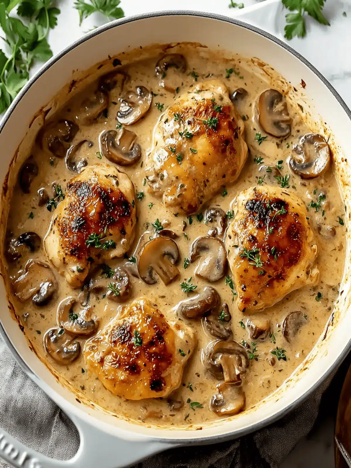 Creamy Mushroom Chicken