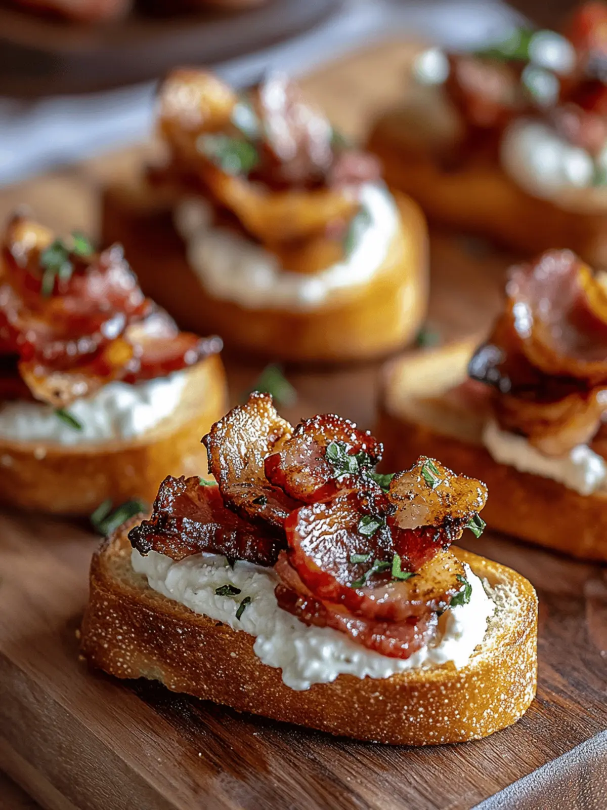 Savor the Joy: Million Dollar Bacon Crostini Recipe 4 Million Dollar Bacon Crostini