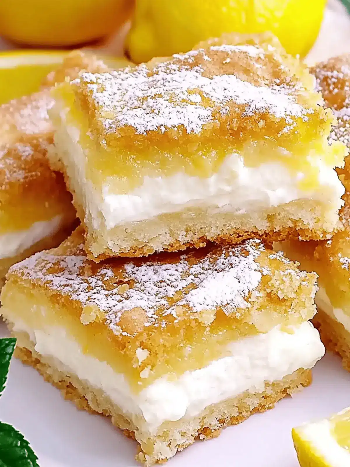 Lemon Cream Cheese Bars