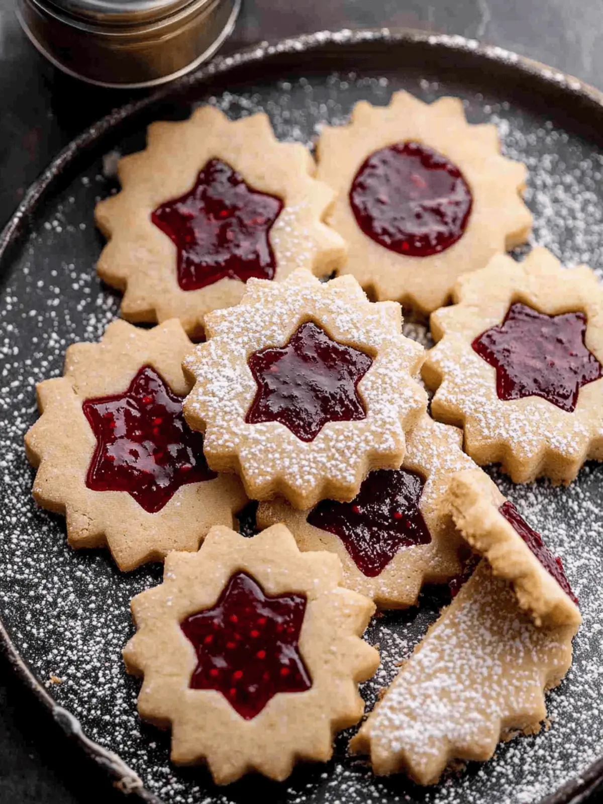 Melt-In-Your-Mouth Shortbread Linzer Cookies with Raspberry Jam 2 Shortbread Linzer Cookies with Raspberry Jam