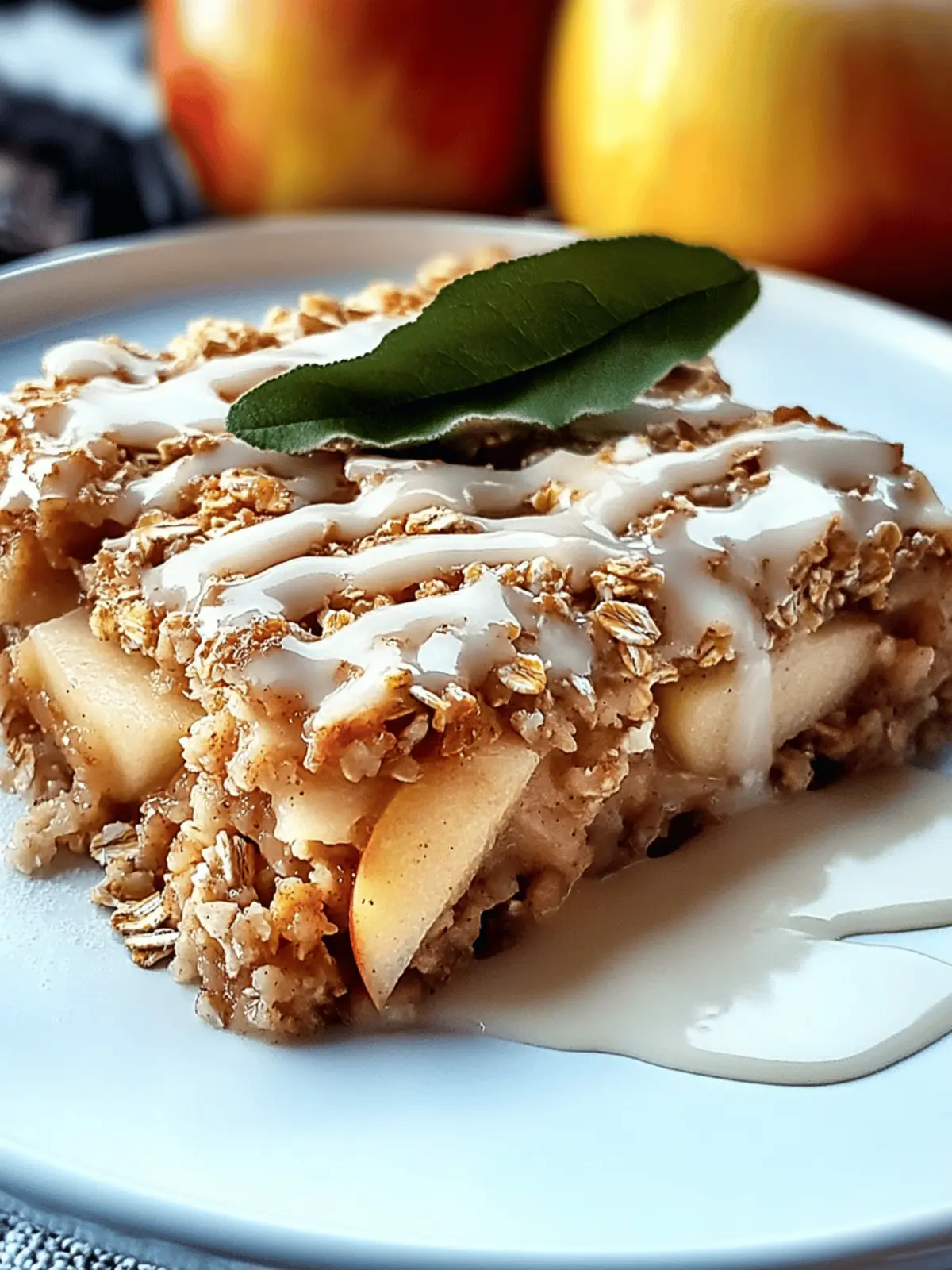 Oatmeal Apple Breakfast Bake