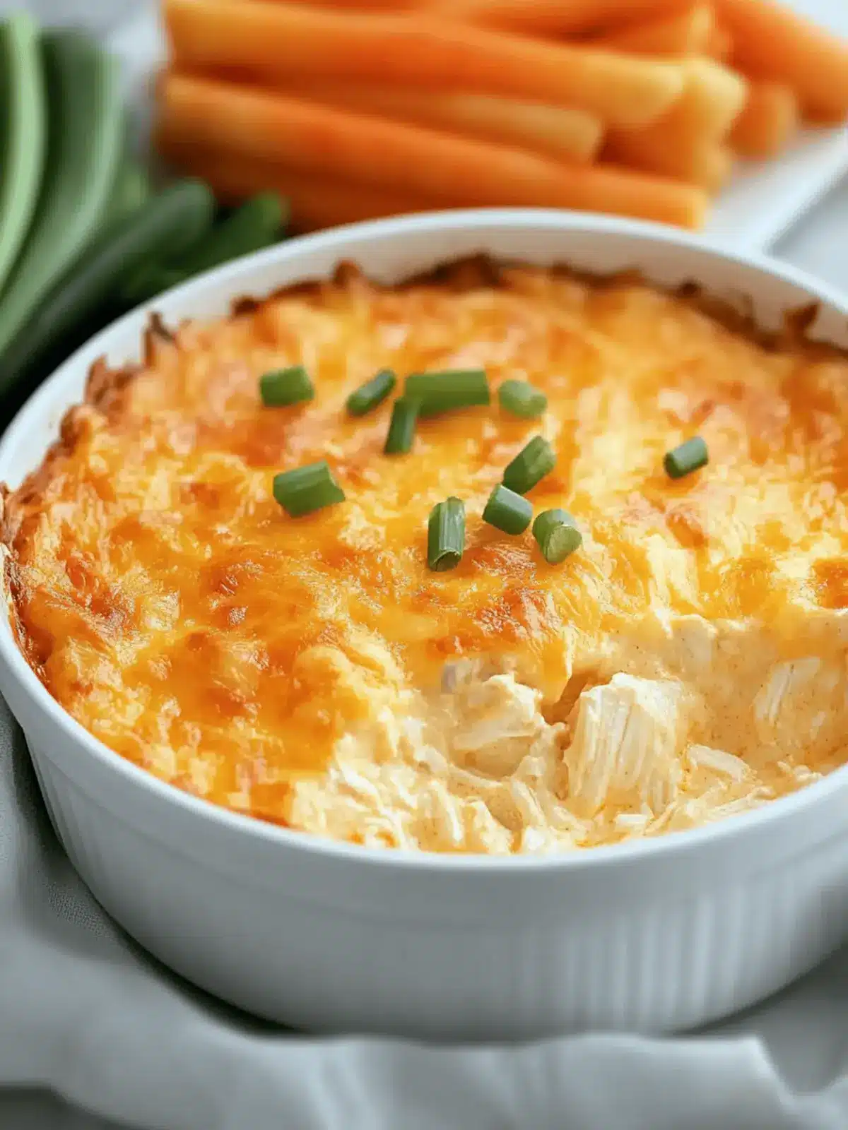 Cheesy Buffalo Chicken Dip with Canned Chicken