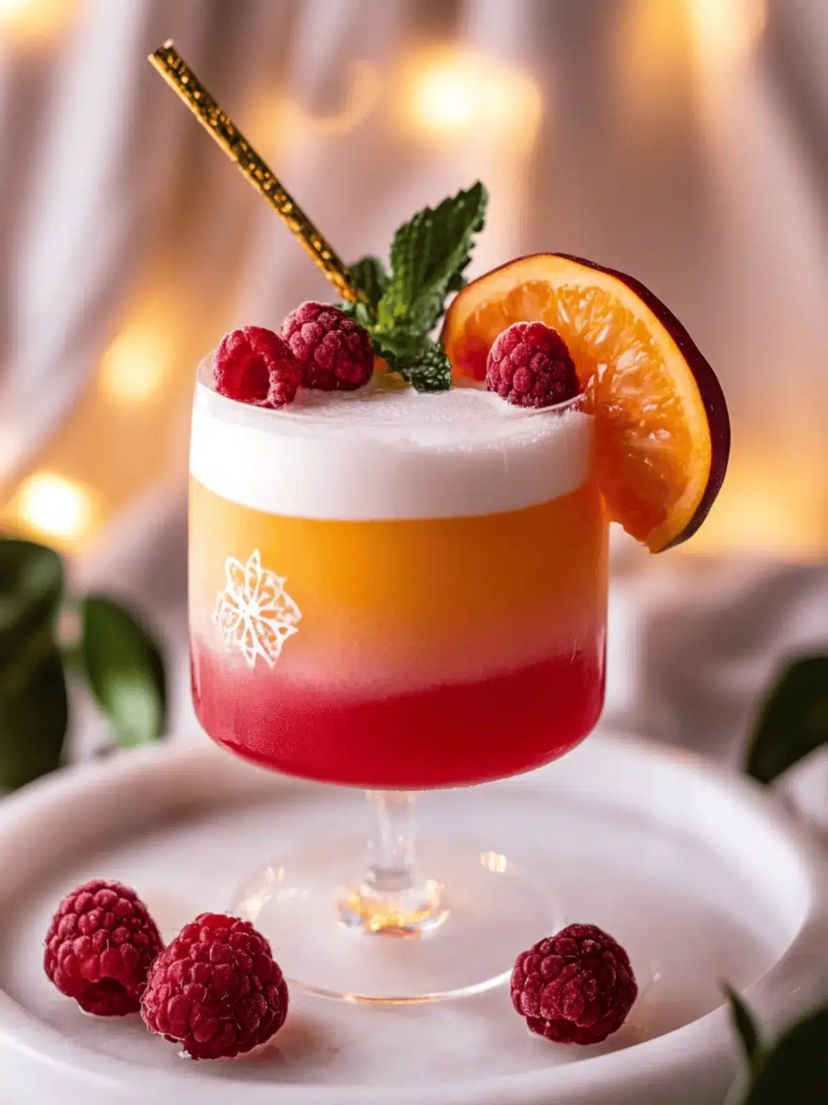 Raspberry Passionfruit Tequila Sour