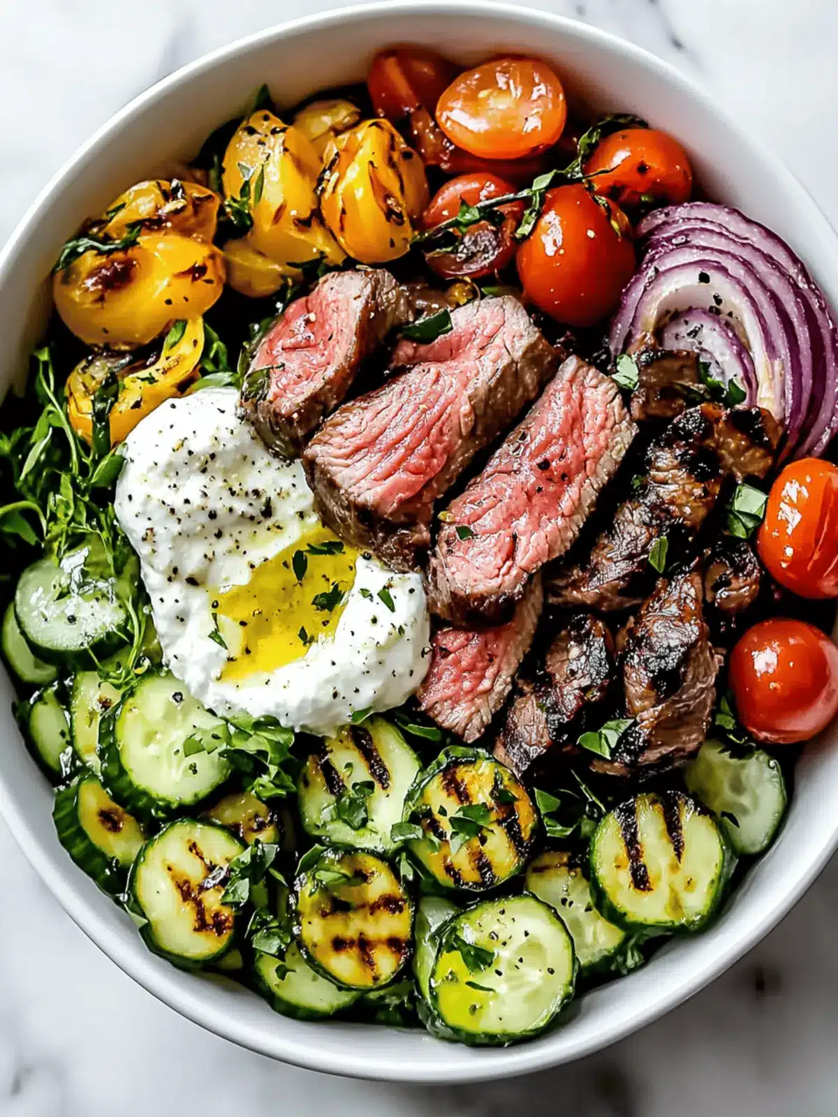 Mediterranean Steak Bowl