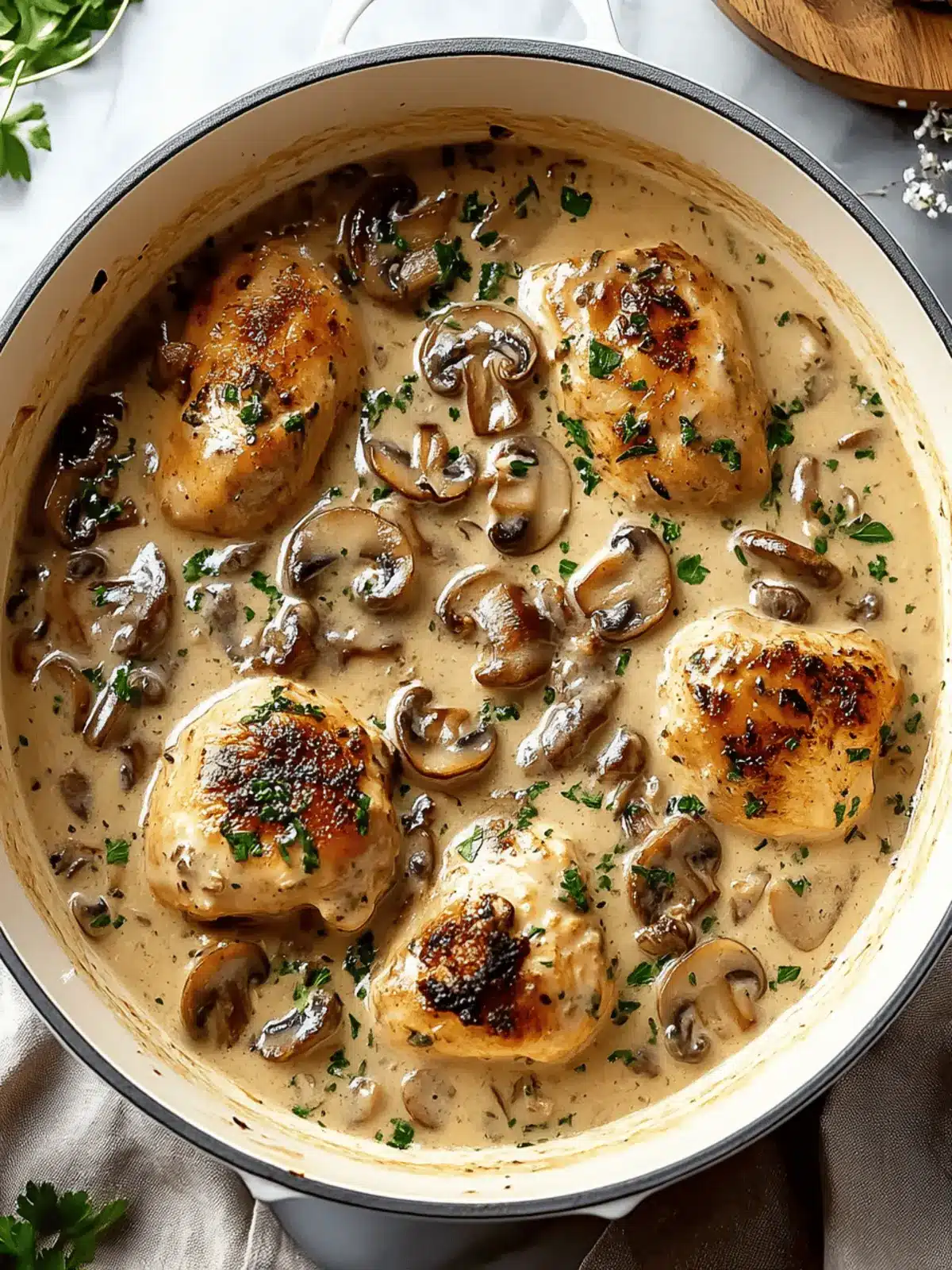 Creamy Mushroom Chicken