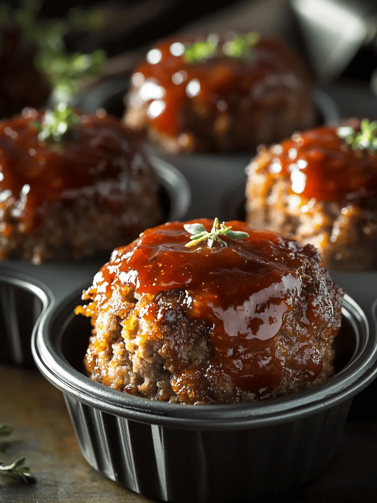 Meatloaf in a Muffin Pan