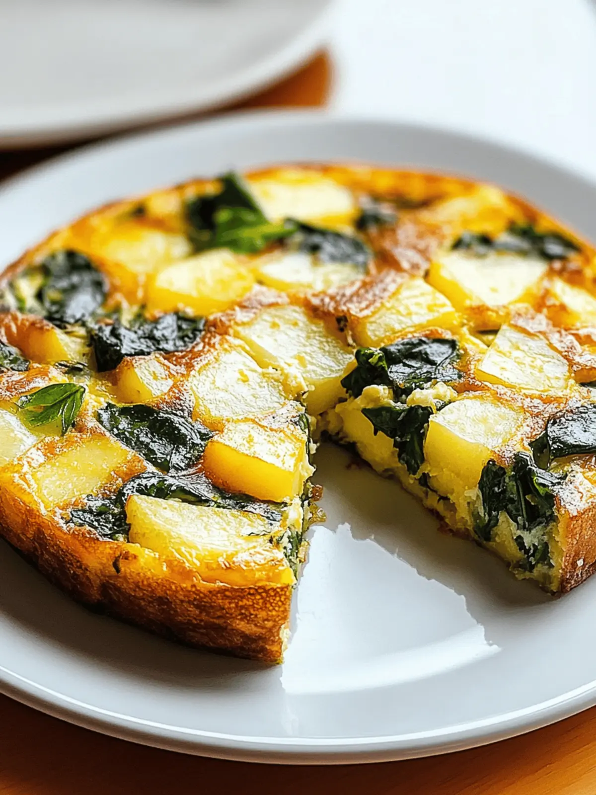Potato and Spinach Frittata