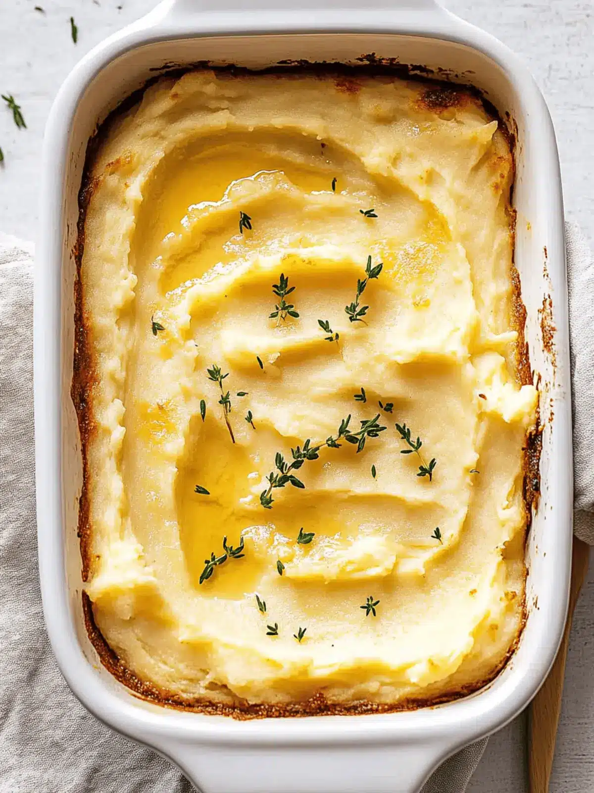 Creamiest Baked Mashed Potatoes
