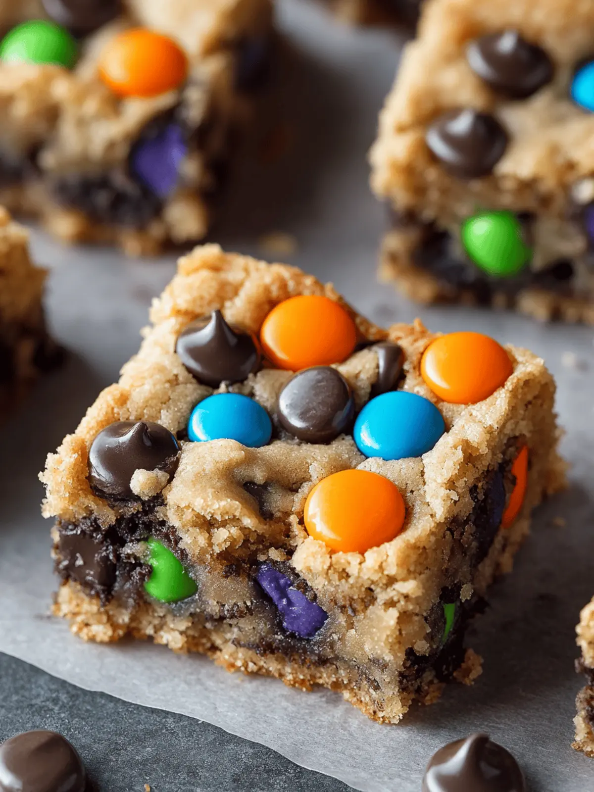 Monster Mash Cookie Bars: Chewy Halloween Delights to Share 3 Monster Mash Cookie Bars