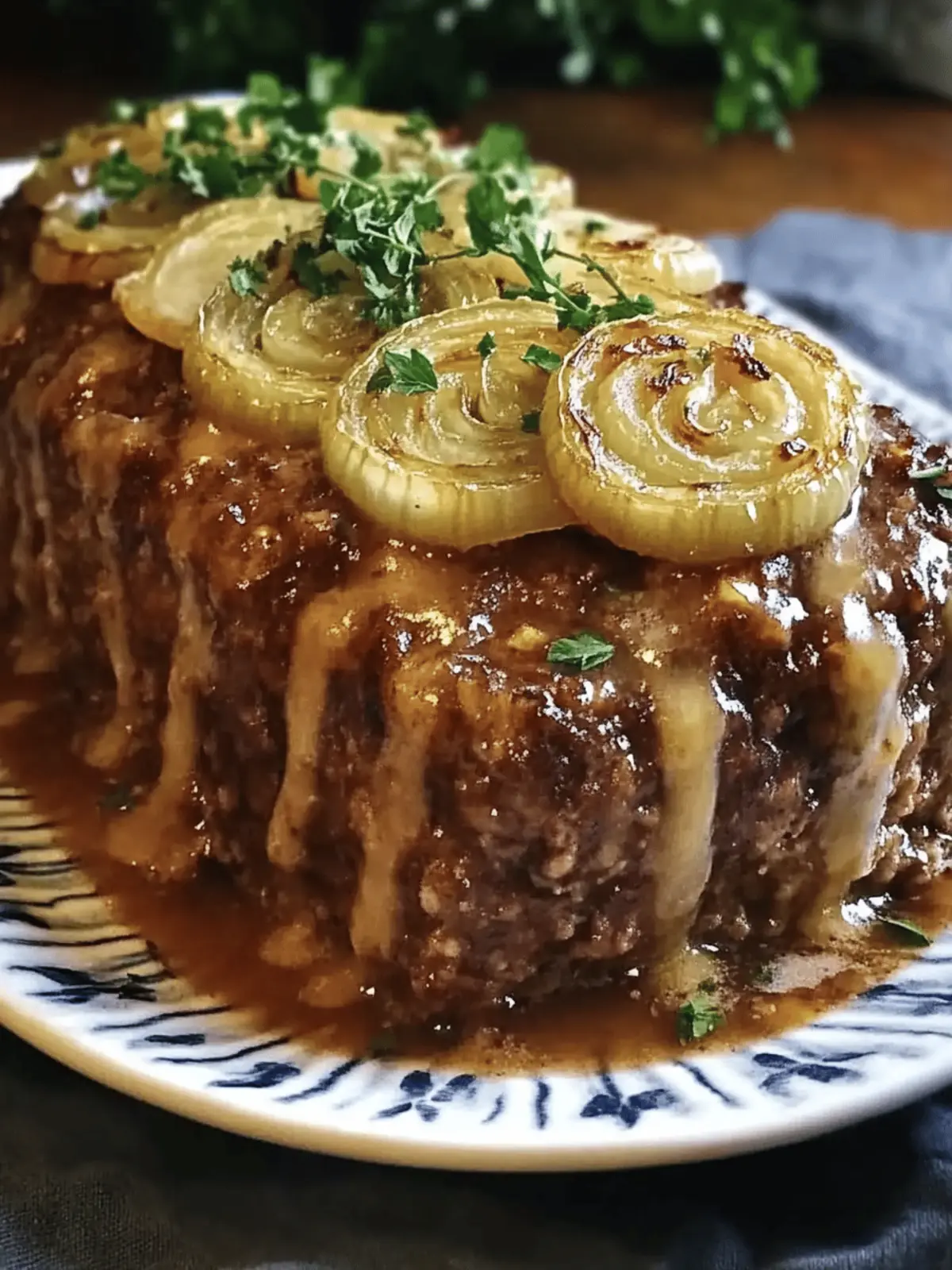 French Onion Meatloaf