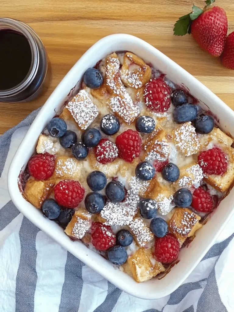 Berry French Toast Casserole