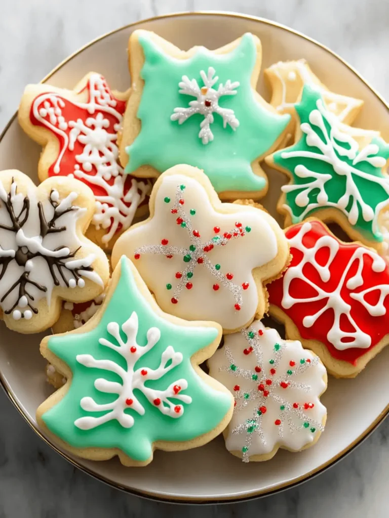 Soft Christmas Sugar Cookies