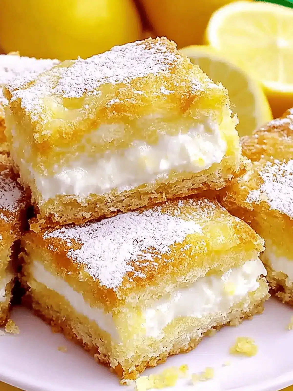 Lemon Cream Cheese Bars